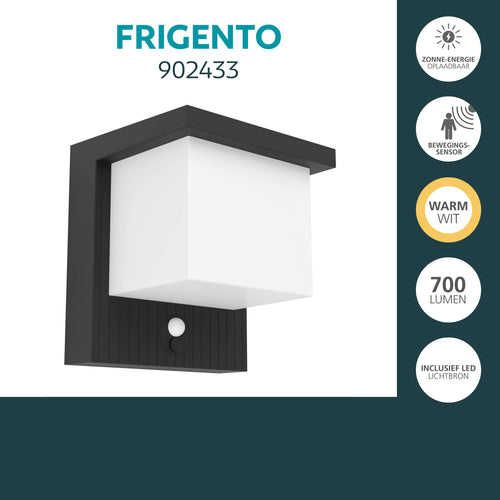 EGLO wandlamp buiten Frigento - solar - sensor