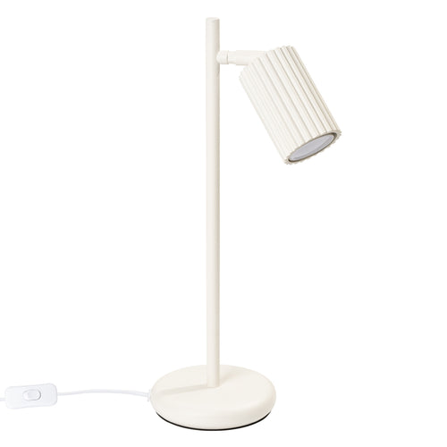Sollux Lighting Tafellamp KARBON beige - 14,5x19,5x43cm