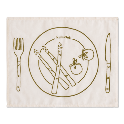 Kulu Club placemats - bistro borden - linnenmix - set van 2 - vtwonen shop