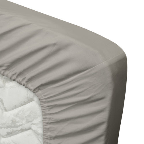 Ten Cate topper hoeslaken - 100% katoensatijn - 140x200 -  grijs