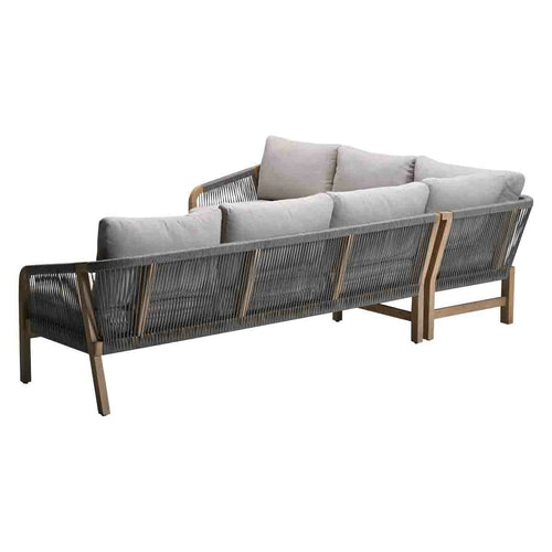 Garden Impressions lounge dining set Alora grey sand - 2-delig links
