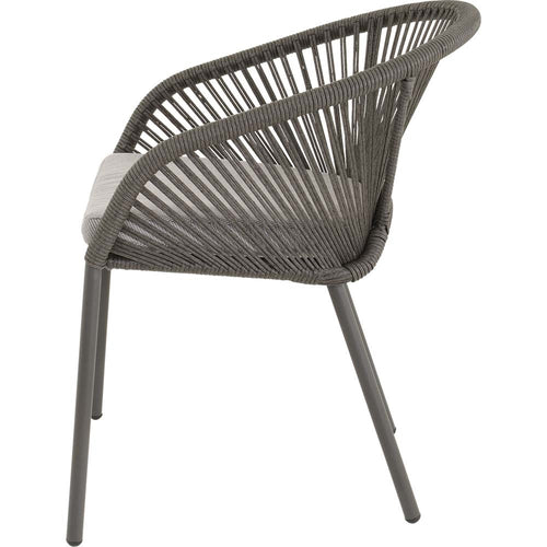 Lesli Living bistrostoel Hirado - grijs - 56,5x60x74cm