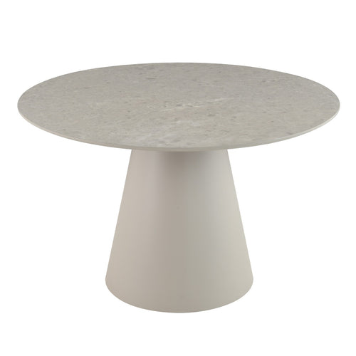 DÉJA Living Eettafel Vince Rond - Greige - 120x120x75cm - vtwonen shop