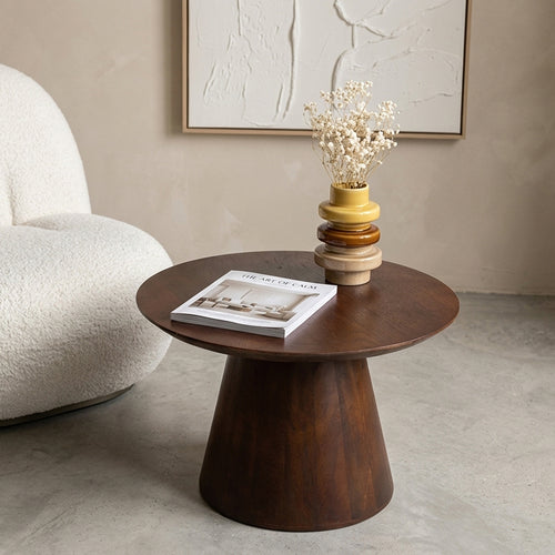 Raw Materials Bullnose  bijzettafel mangohout - Ø 55 cm