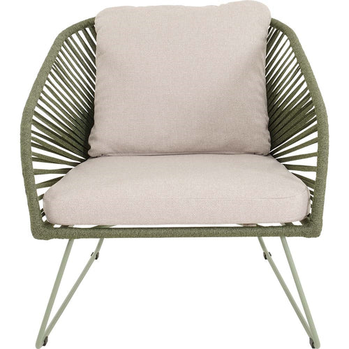 Lesli Living bistrostoel Izumi - groen - 71x79x73cm