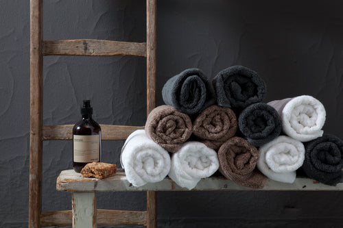 Ten Cate handdoeken 50x100 - handdoekenset 2 stuks - 100% katoen - taupe - vtwonen shop