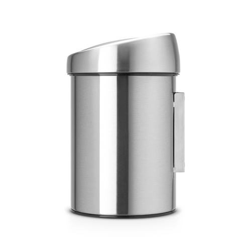 Brabantia Touch Bin afvalemmer, 3 liter, kunststof binnenemmer - Matt Steel