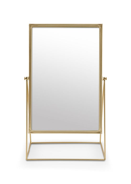 vtwonen Spiegel op standaard - Goud - 42.7cm - vtwonen shop