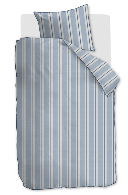 Rivièra Maison Dekbedovertrek Silvan - 140 x 200/220 cm - Blauw