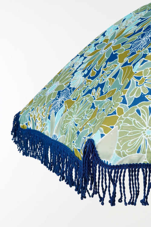 Mica Decorations Bloem Parasol - H238 x Ø220 cm - Blauw - vtwonen shop