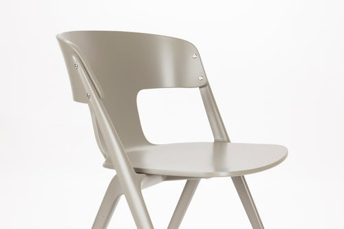 Zuiver Horizon Tuinstoelen stapelbaar Kunststof Taupe - Set van 4 - vtwonen shop