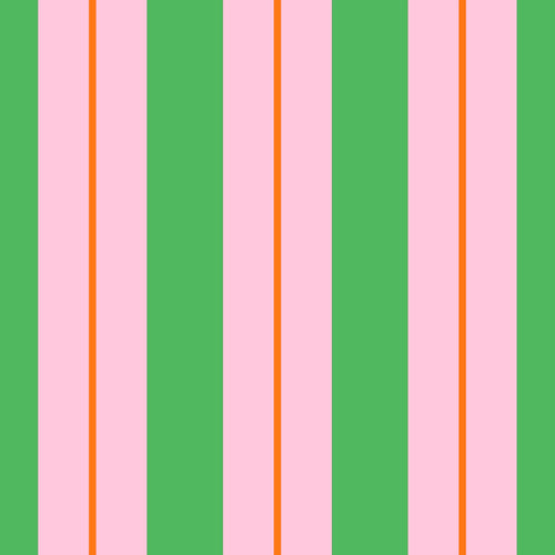 ESTAhome behang strepen groen en roze - 50 x 900 cm - 131679