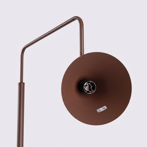 Sollux Lighting Vloerlamp NOX bruin - 30x30x165cm