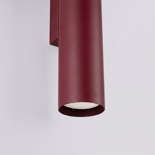 Sollux Lighting Wandlamp LAGOS 2 bordeaux - 6x8x30cm