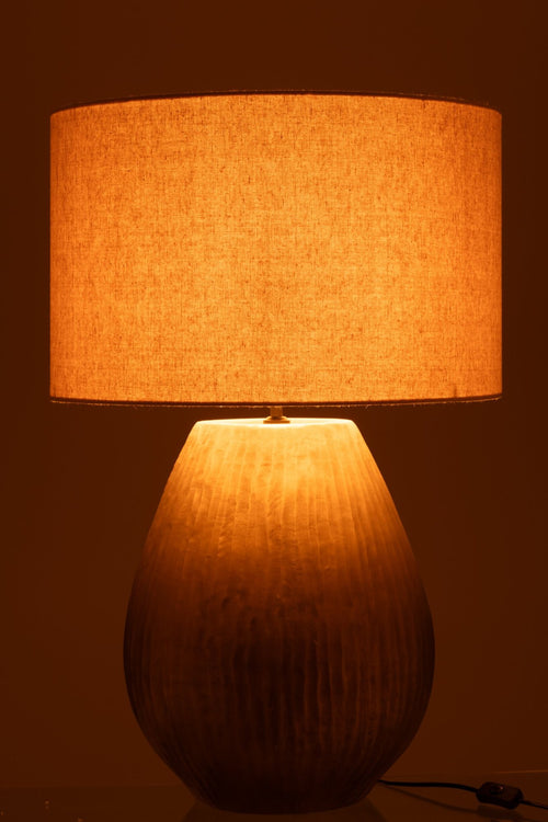 J-Line lamp Nebu Rond - keramiek - goud - large