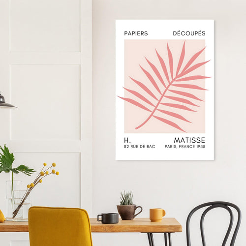 Artfulprints Poster Matisse – Floral reef taupe   - A4 21x29.7 cm - Taupe