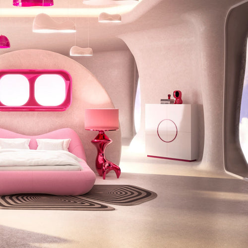 Kare Design Kledingkast Tresor wit en roze - vtwonen shop