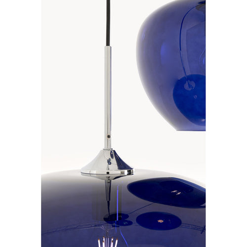 Kare Design Hanglamp Sphere 3 blauw - vtwonen shop