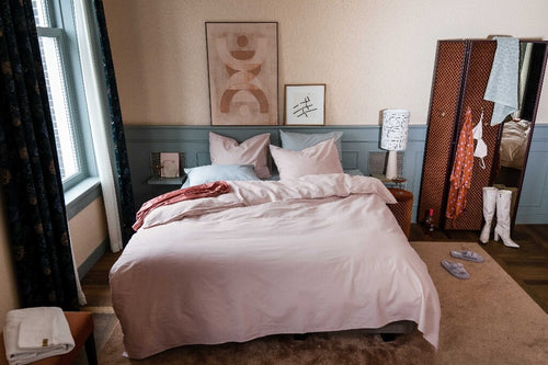 Dindi Home - Dekbedovertrek Forever Colours - 200x220 cm - Roze - vtwonen shop