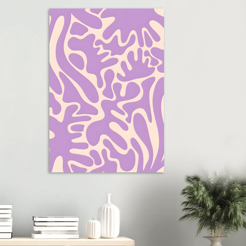 Artfulprints  Matisse – Purple flora   poster A4 21x29.7 cm