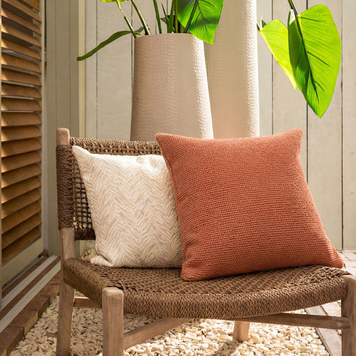 JULIO - kussenhoes outdoor 45x45 cm - waterafstotend - Carnelian - oranje