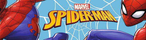 Sanders & Sanders zelfklevende behangrand Spider-Man blauw, rood en geel - 0,14 x 5 m - 600946