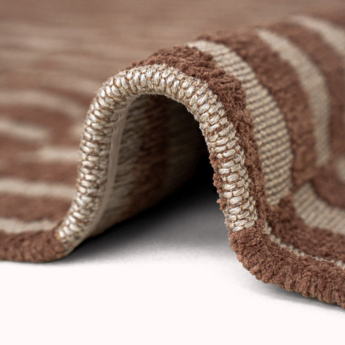 Louis De Poortere binnen & buiten machinewasbaar vloerkleed Structures Berber van 70% gerecycled PET - rood - 235x340cm