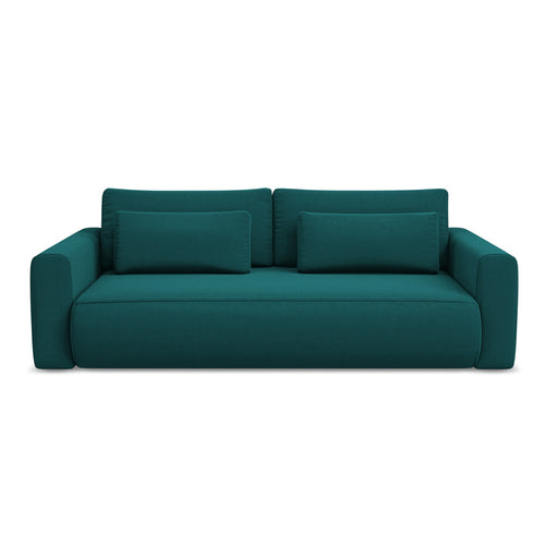 LaMiaSofa 3-zits slaapbank Perugia - velours - marien - 238x105x82