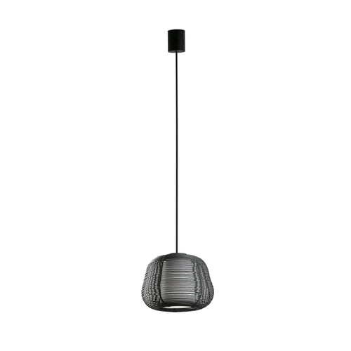 Faro Narita Narita hanglamp voor buiten, zwart, E27, IP65