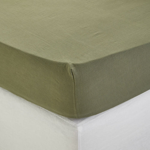 Madura Hoeslaken Carlina grijs kaki 180x200 cm