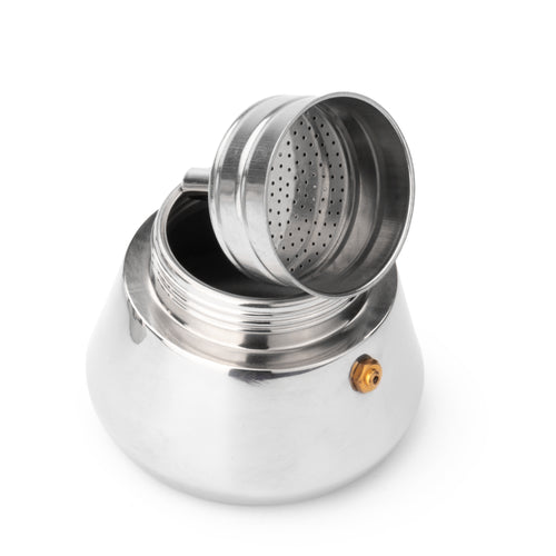 Leopold Vienna - Percolator Trevi 4 kops RVS - vtwonen shop