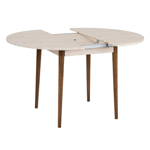 Calicosy - Ronde uitschuifbare eettafel KLARA - 100x100x75 cm
