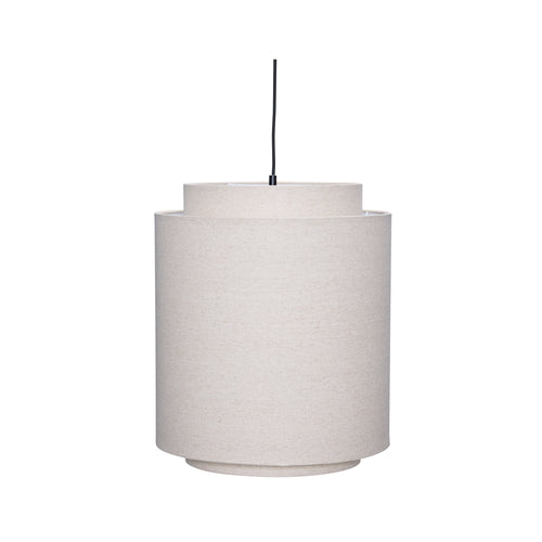 Hübsch hanglamp Sable - katoen/ijzer/pvc - ø40xh48cm
