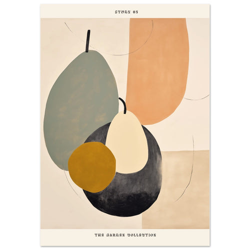 Artfulprints  Abstract - Garden collection   poster A4 21x29.7 cm