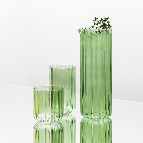 Brut Homeware longdrink Gaia - set van 4 - groen - vtwonen shop