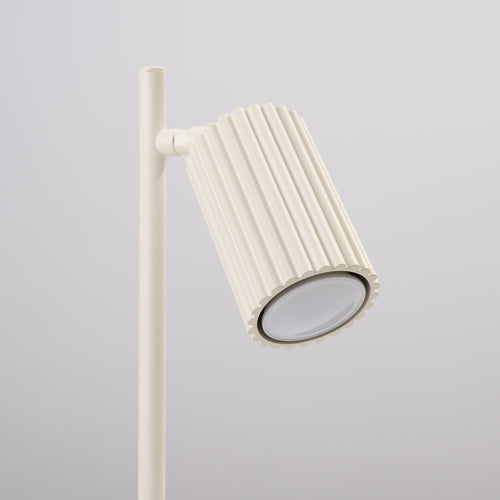 Sollux Lighting Tafellamp KARBON beige - 14,5x19,5x43cm