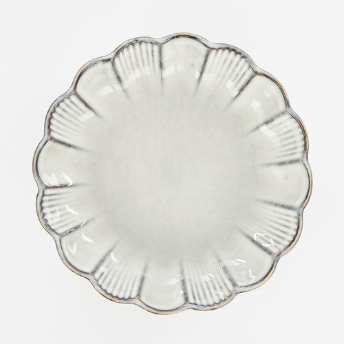 Mica Decorations Corfu Schaal - H5 x Ø19 cm - Keramiek - Grijs