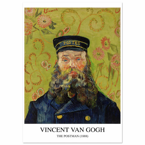 Artfulprints  Vincent van Gogh - The Postman 1888   poster A4 21x29.7 cm - vtwonen shop