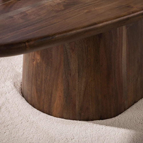 Giga Meubel Salontafel Central - Bruin Hout - 135x70x35cm