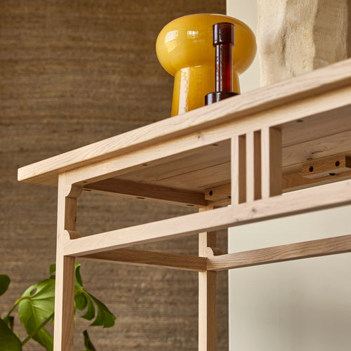 Tikamoon Bijzettafel van massief eikenhout - Naturel