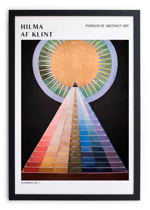 Zwarte lijst met kader 40x30 Hilma 6 - vtwonen shop