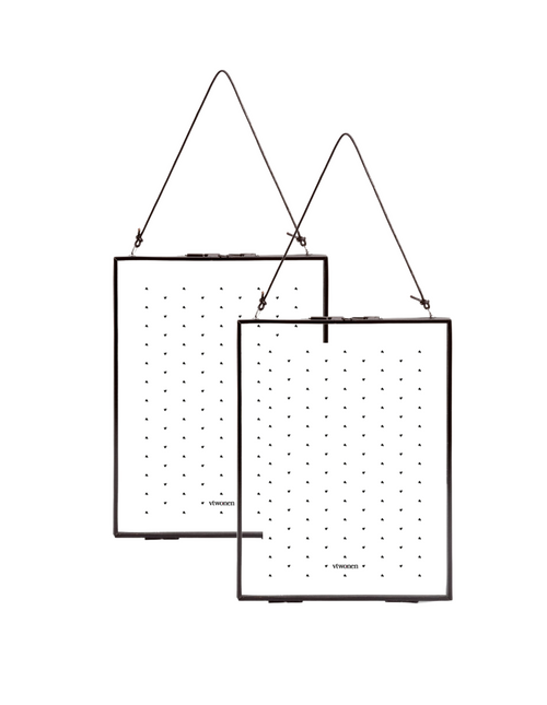 vtwonen Fotolijsten - 2 Stuks - Metaal - Zwart - 20x26cm - vtwonen shop