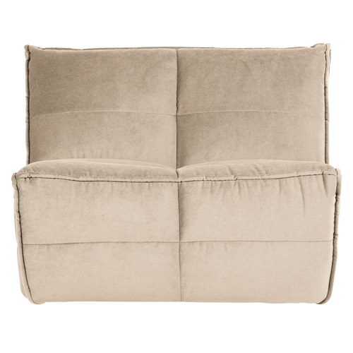 vtwonen 1-zits element Cluster - Velvet - Zacht Beige - 82x105x92