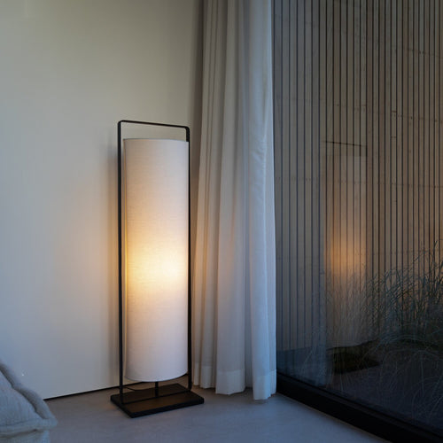Atmooz vloerlamp Ralph - zwart - Ø 30 x H 120 cm - E27