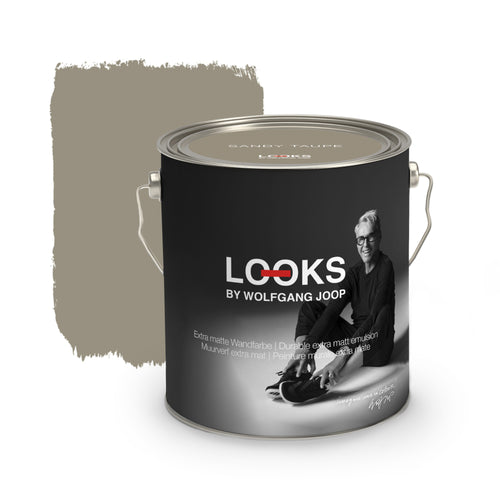 LOOKS by Wolfgang Joop Muurverf mat Sandfarben Taupe 2,5L - vtwonen shop