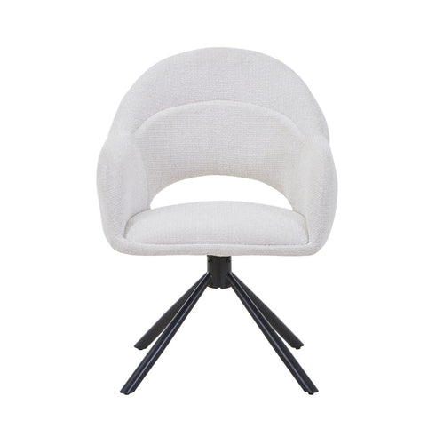 DÉJA Living Eetkamerstoel Celeste - Beige - Draaibaar - Set van 2 - vtwonen shop