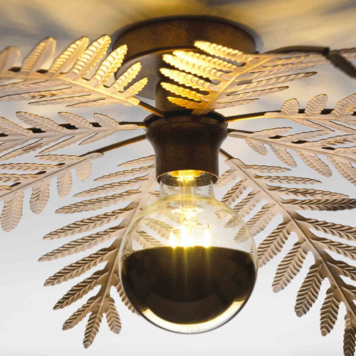 Ylumen plafondlamp Palm - 1 lichts - 65  x 10   cm - goud bruin - vtwonen shop