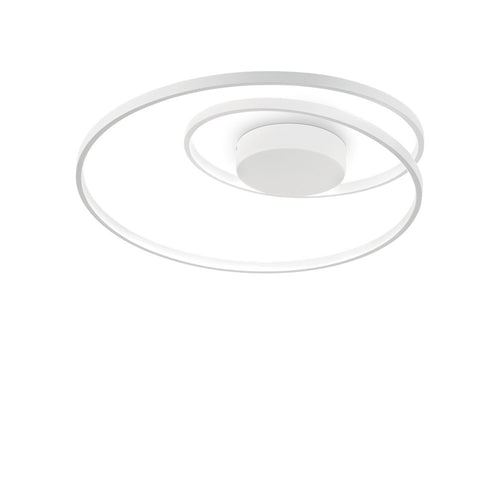 LED Decoratieve Swirl Geïntegreerde LED Semi Flush Light Wit, 3000K