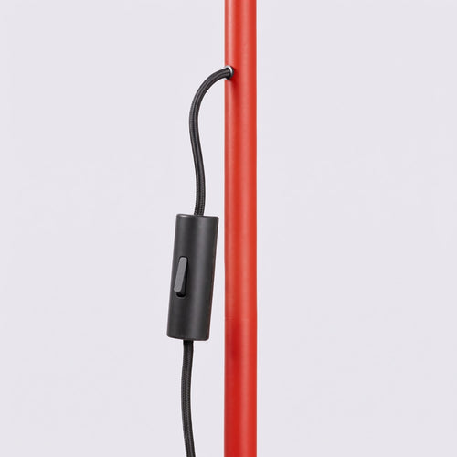 Sollux Lighting Vloerlamp NOX rood - 30x30x165cm