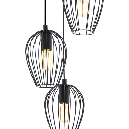 EGLO  hanglamp Newtown - e27 - ø 38 cm - zwart - vtwonen shop